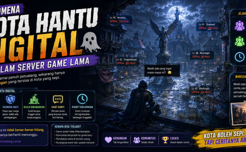 Fenomena Kota Hantu Digital dalam Server Game Lama
