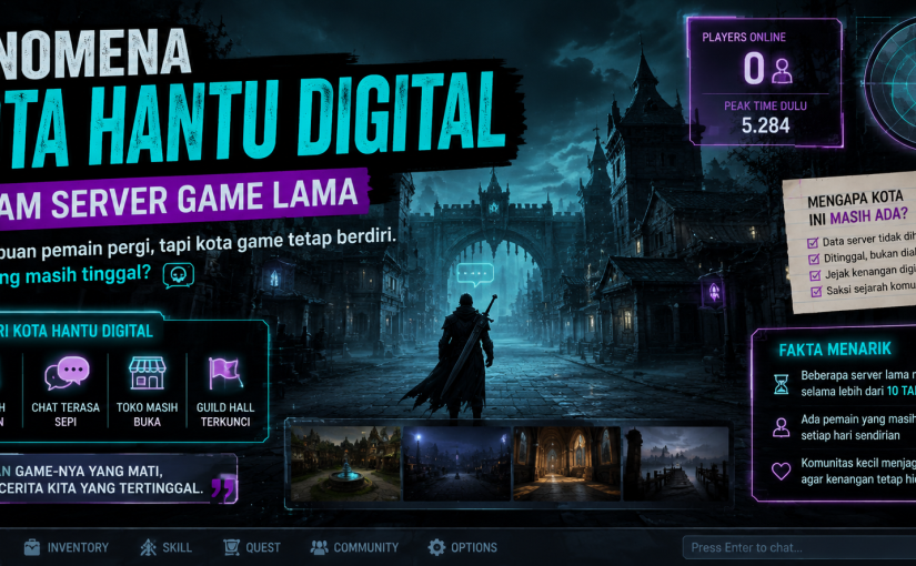 Menelusuri Misteri Kota Hantu Digital di Dunia Maya